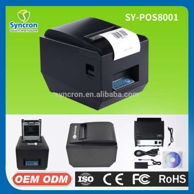 2017 Manufacture Cheap 80mm Auto Cutter USB Pos Printer Thermal ReceiptPrinter