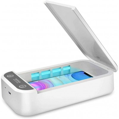 Hot Selling LED UV-c Light  Sanitizer Box Mobile Iphone Uv Sterilizer For Cell Phone